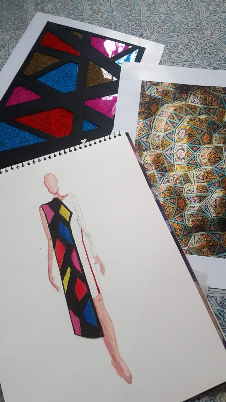 Stained Glass Pattern Concept