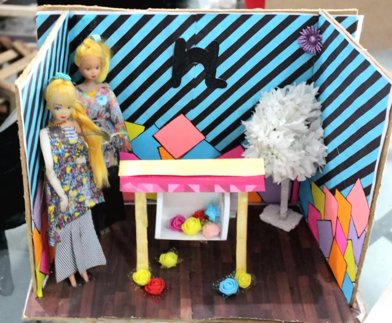 Visual Merchandising 3D Model - Fashion Display